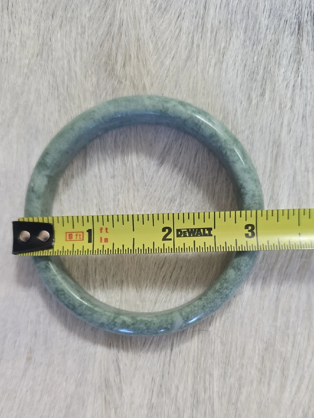 Natural Jade Bangle - Picture 6 of 7